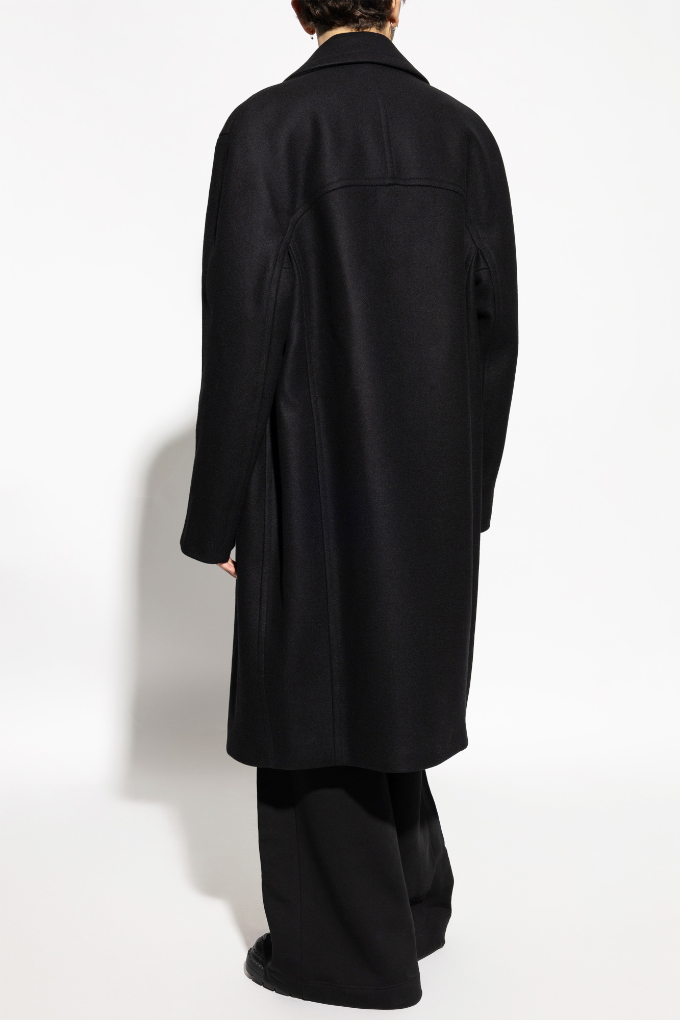 Black Double-breasted coat Dries Van Noten - Vitkac France